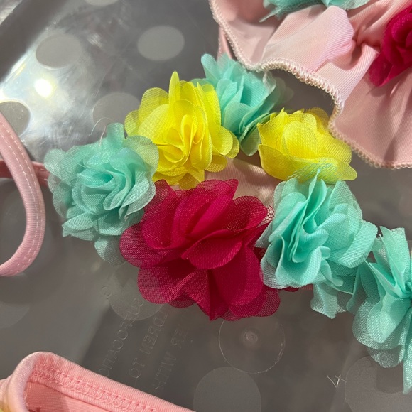 Amazon Floral 3D baby Bikini 3-6 months - Picture 3 of 5